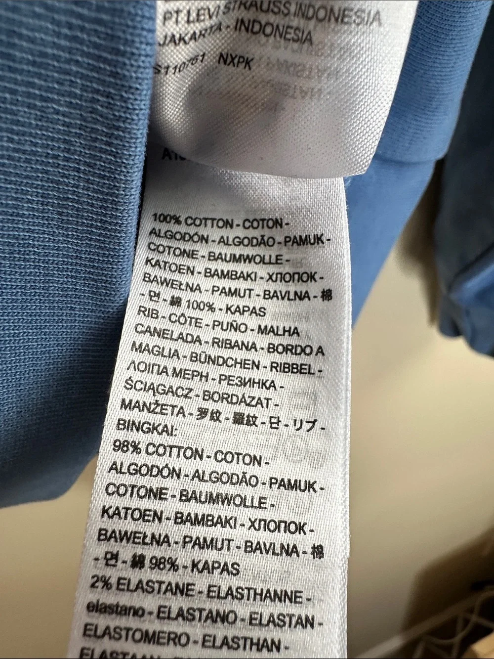 Levi's Men's Blue Crewneck Sweatshirt Size XS